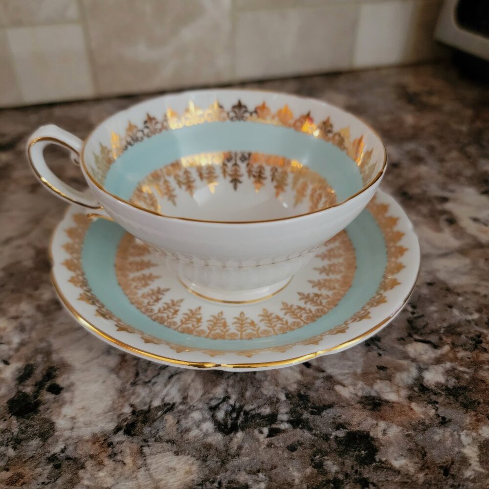 Vintage Stanley Fine Bone China Teacup and Saucer